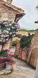 Tirage fine art de l'aquarelle " Bormes-les-Mimosas"
