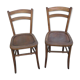 A pair of Lutherma bistro chairs