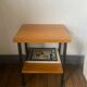 Industrial style metal bedside table