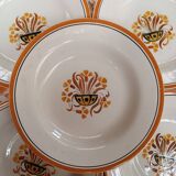 Ceramic soup plates