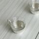 Paire de tasses en métal blanc léger