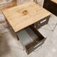 Pair of industrial style bedside table