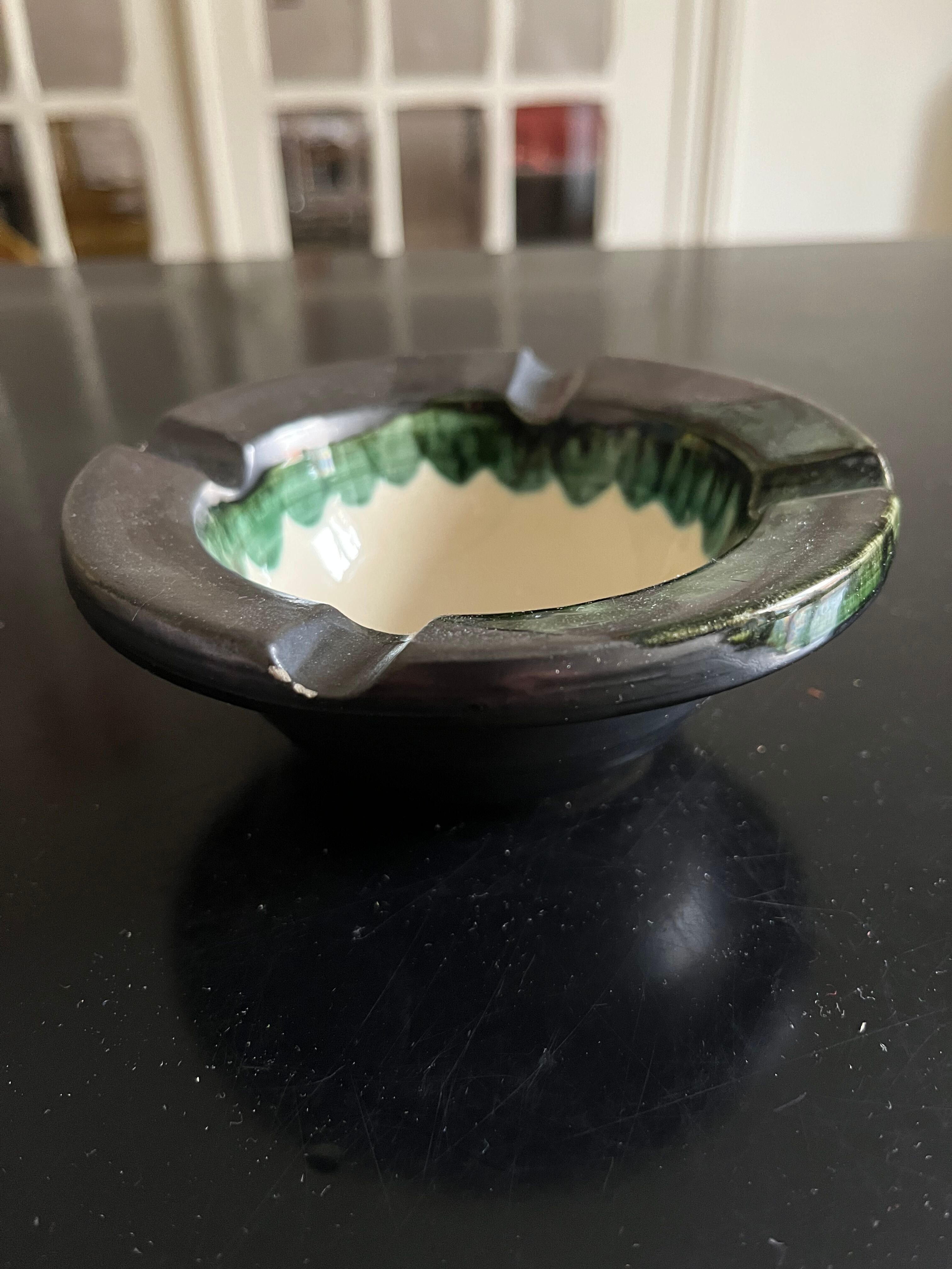 Ceramic ashtray from the 50s