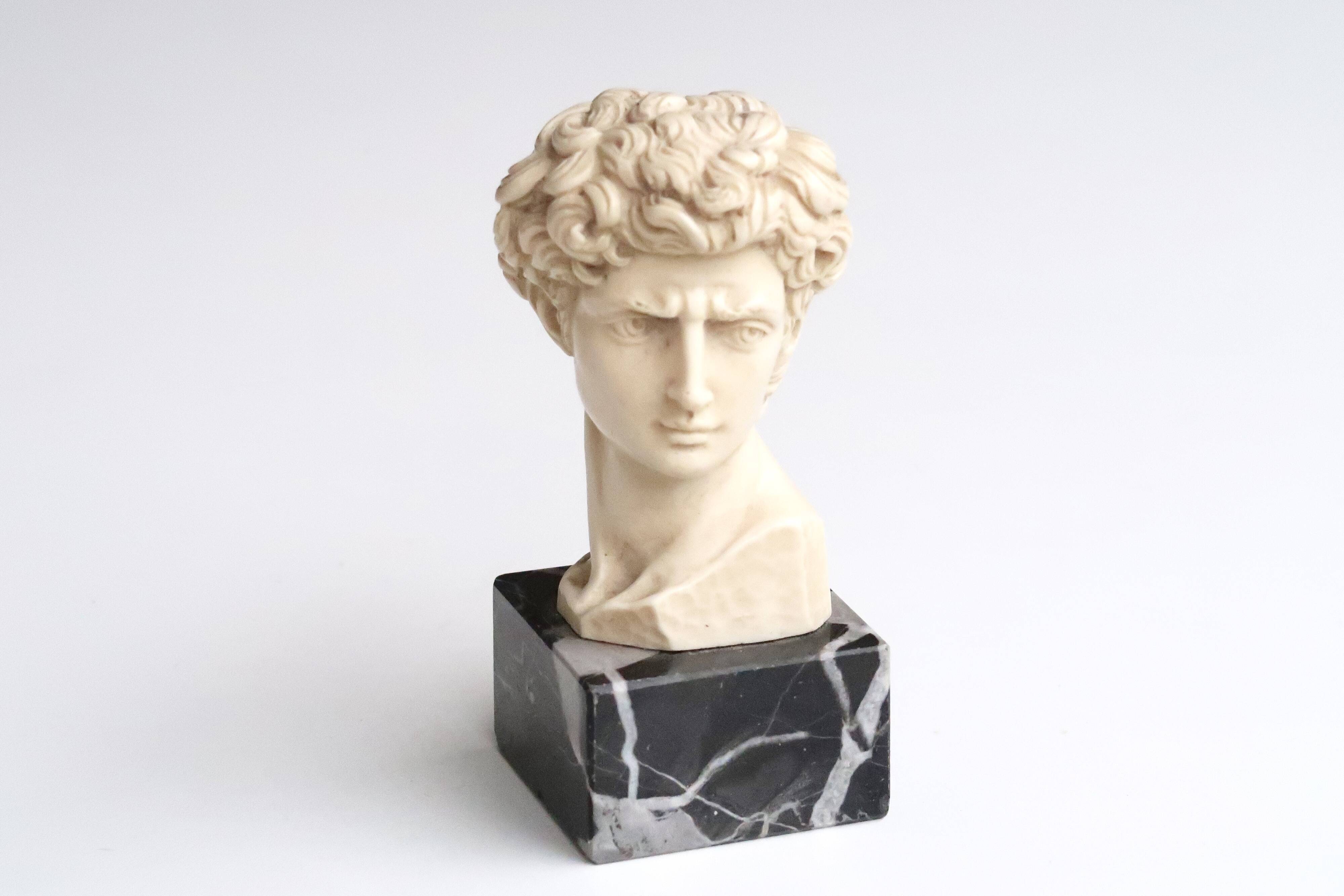 Bust of a man signed Ruggeri, 60s