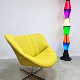 Dutch vintage design swivel chair 'Lips' Rohé Noordwolde 60s