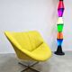 Dutch vintage design swivel chair 'Lips' Rohé Noordwolde 60s