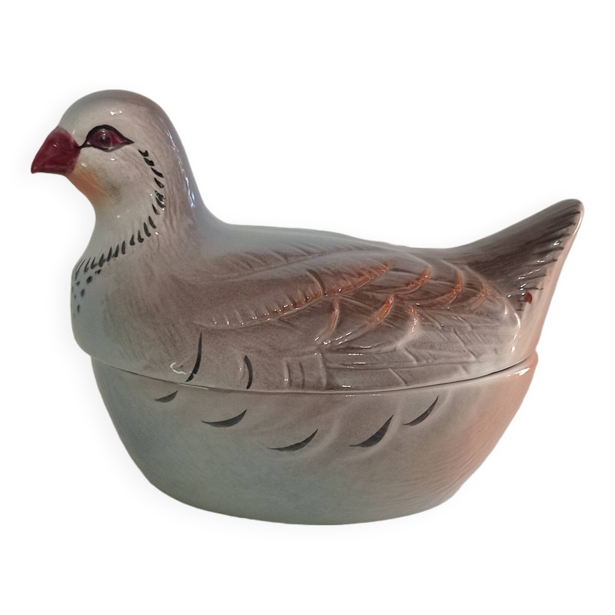 Zoomorphic earthenware terrine