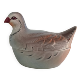 Zoomorphic earthenware terrine