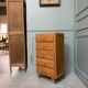 Commode vintage à 5 tiroirs (rénovée)
