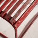 Antique red garden chairs (c.1920). Set of 4 pieces #37