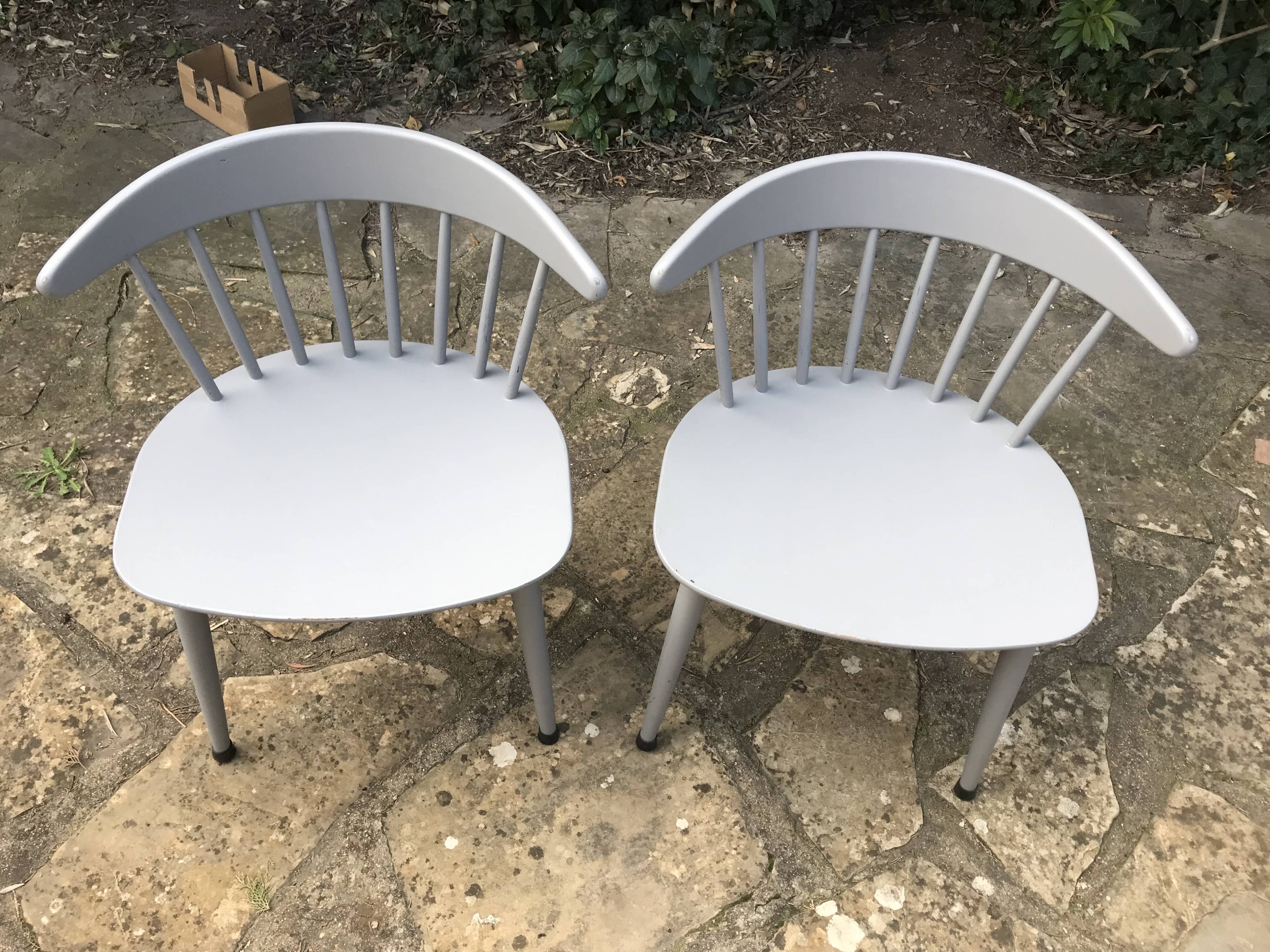 Paire de chaises scandinaves FDB Mobler 1971