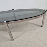Table basse vintage ovale - Design 70