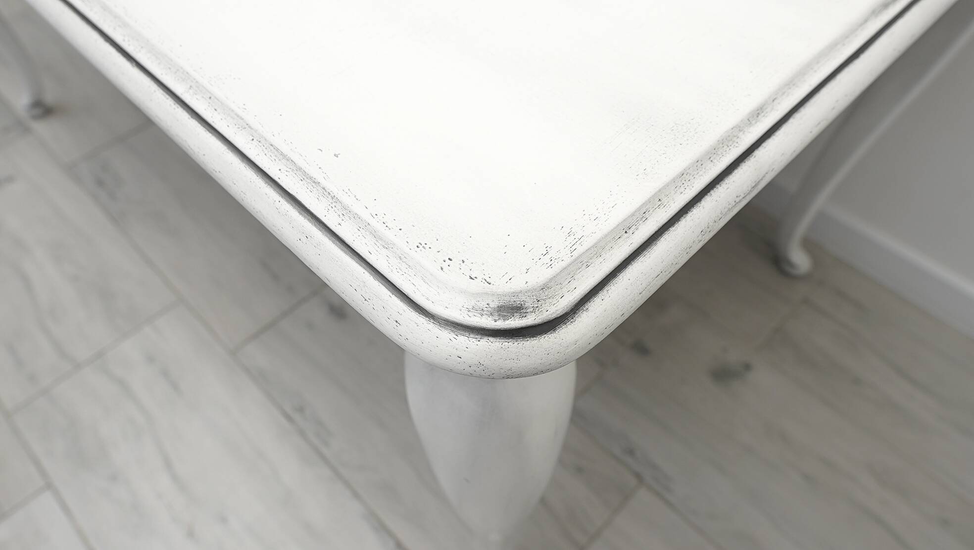 Stylish Ludwik table + 6 chairs. After professional renovation.