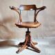 Fauteuil de bureau tournant J&J KOHN début XXe