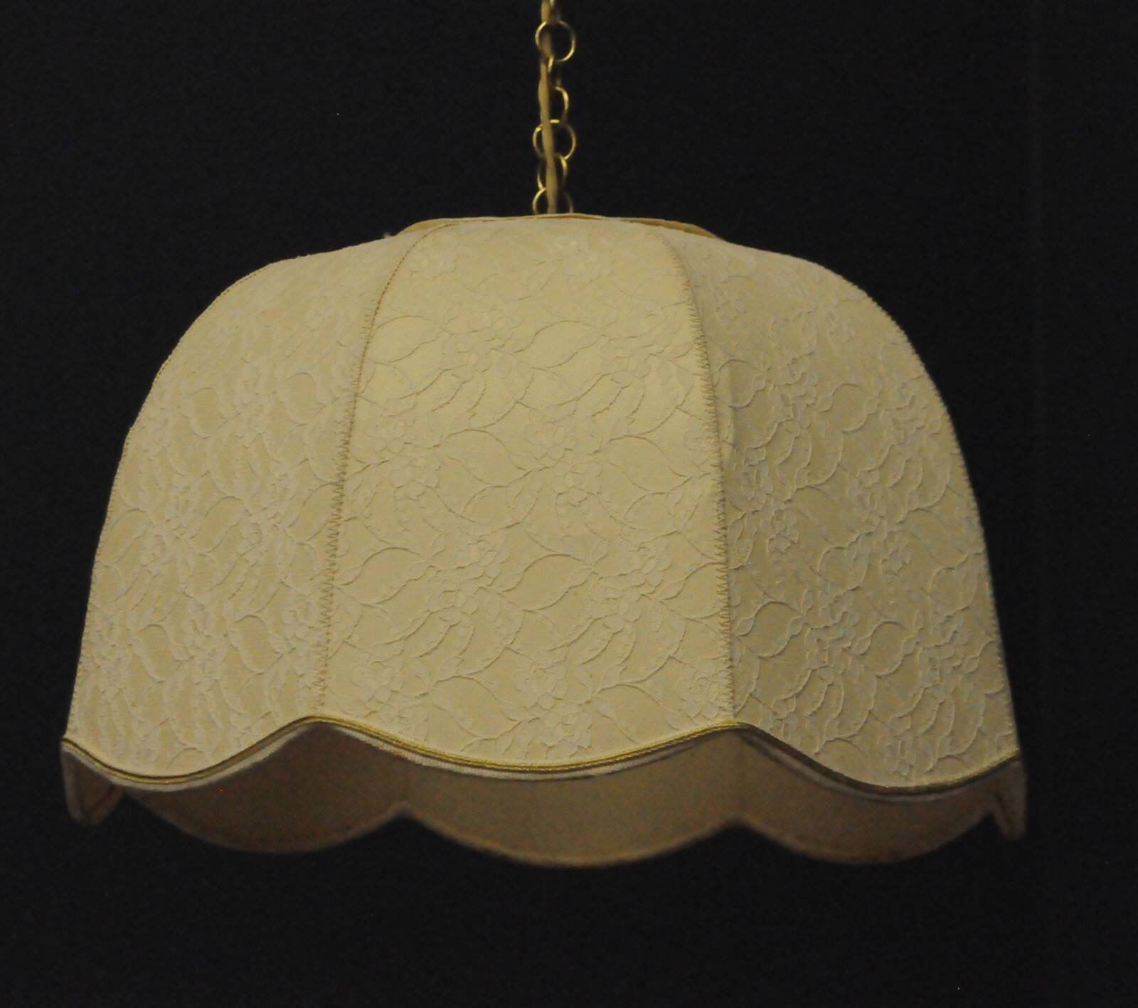 Plafonnier en dentelle, Allemagne 1970