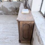 Enfilade display cabinet, solid oak, 1920.