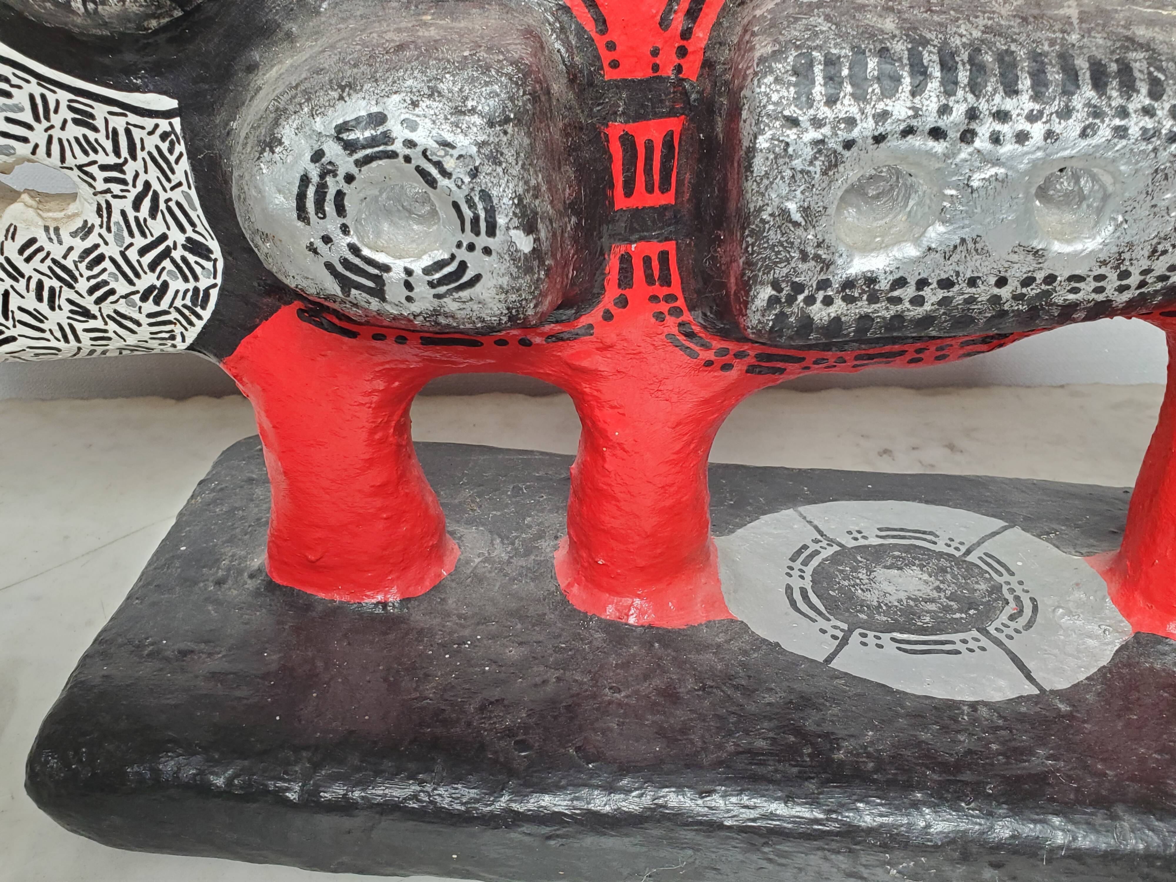 Sculpture papier maché - KAJ - FIKAJA (1959)