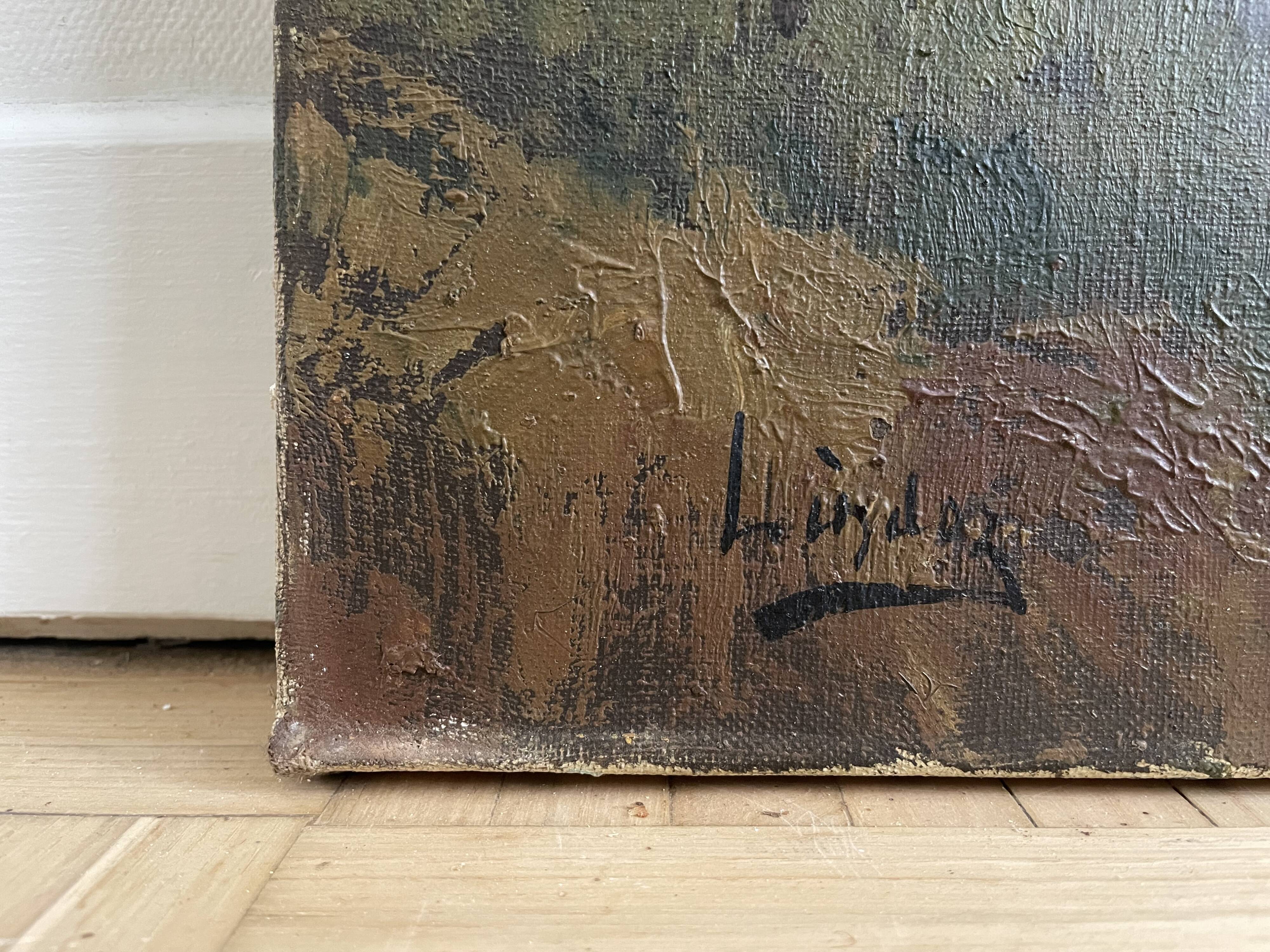 Tableau ancien signé