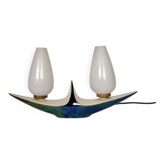 Lampe céramique Verceram, 1950, France.