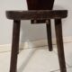 Old wooden chair brutalist vintage assembly