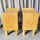 Renovated pair of bedside tables
