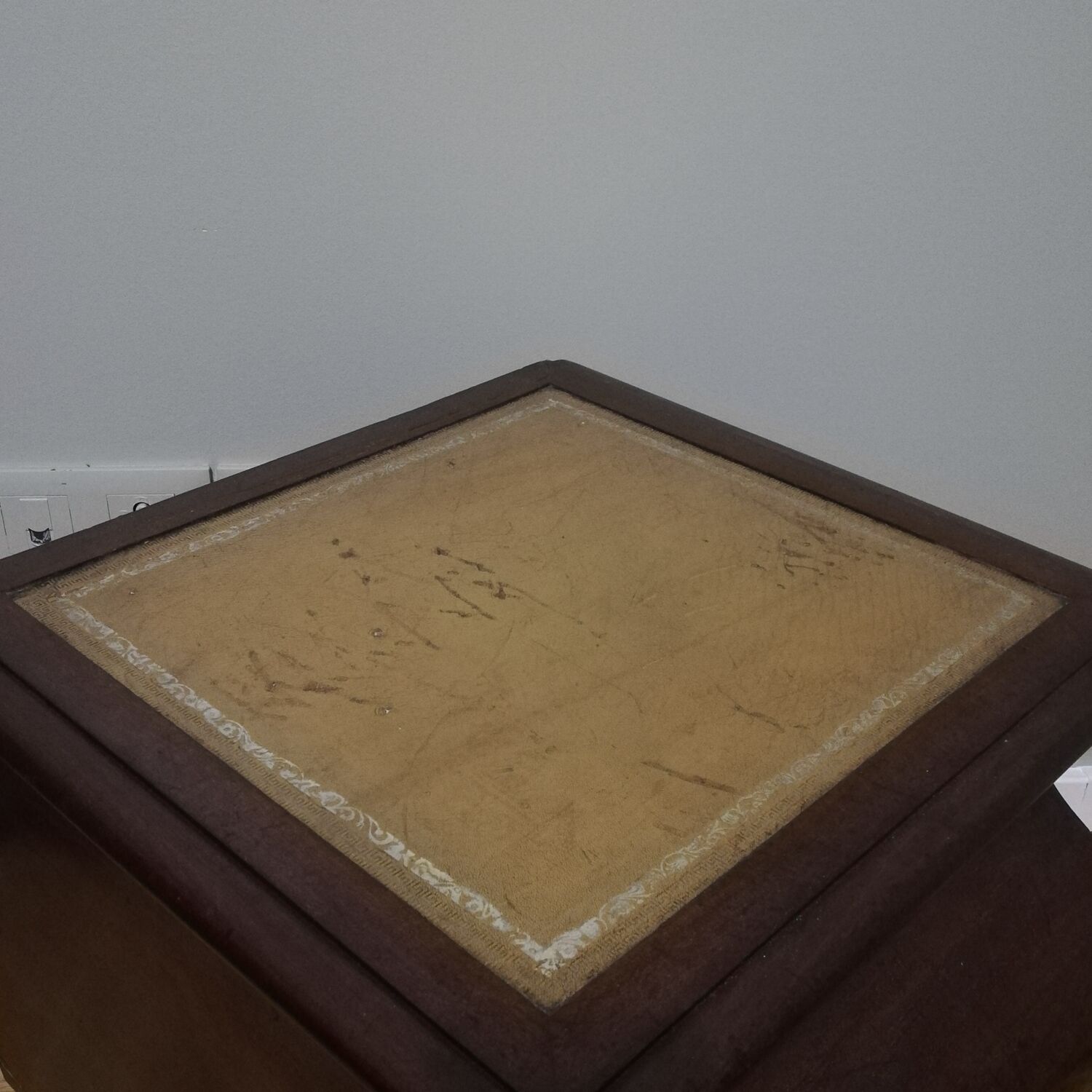 Old mahogany bookcase