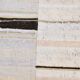 Cream & Brown Striped Vintage Kilim Rug, 204x279Cm