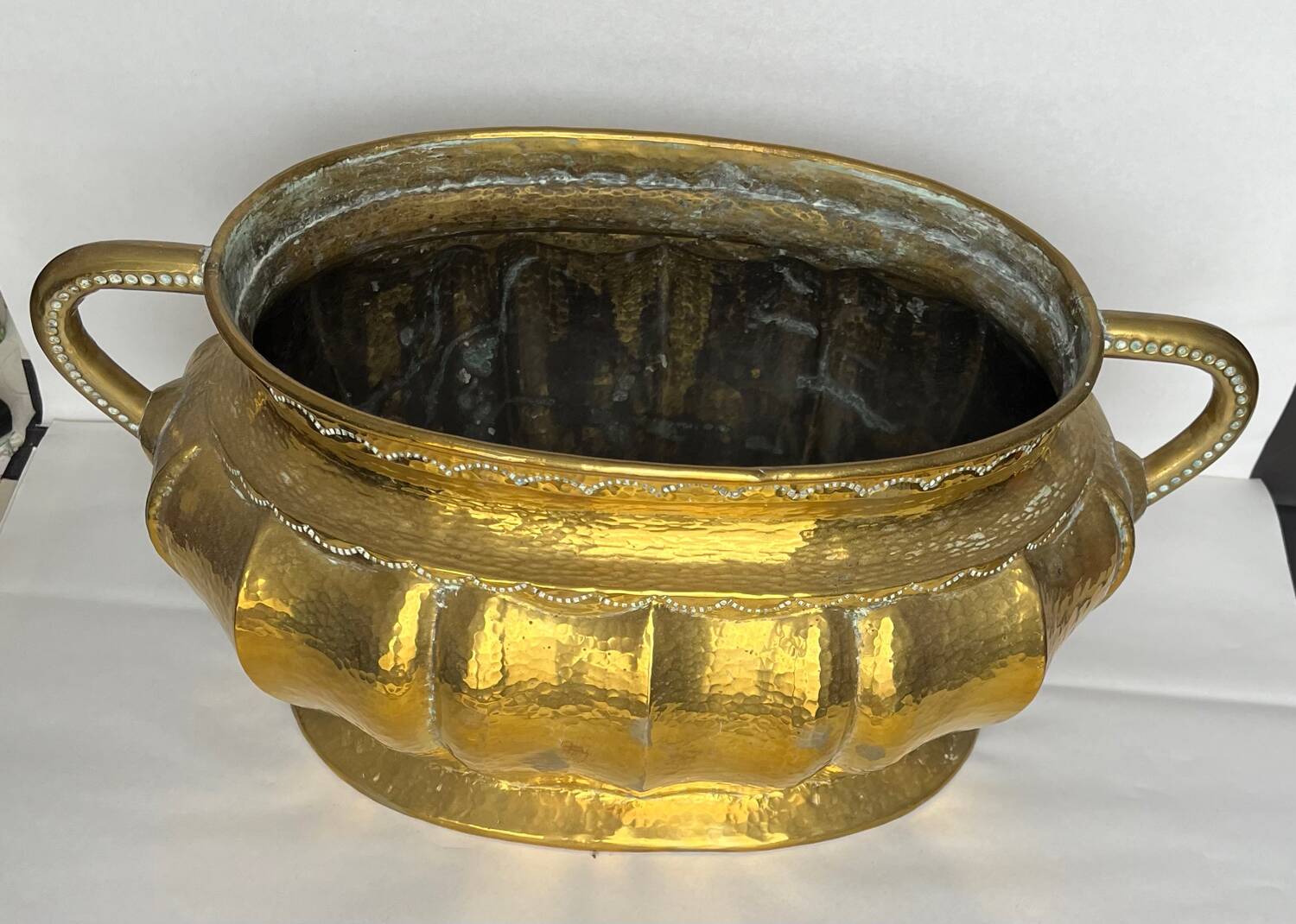 Large Copper Planter