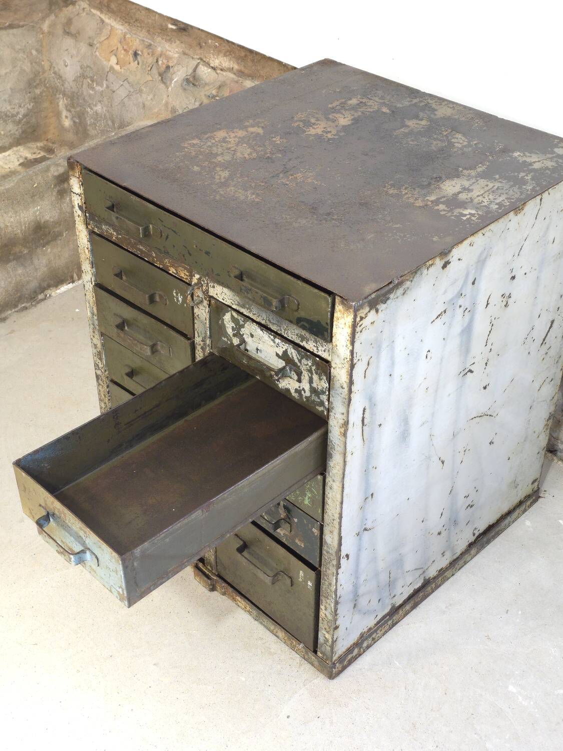 French army trade furniture with drawers
