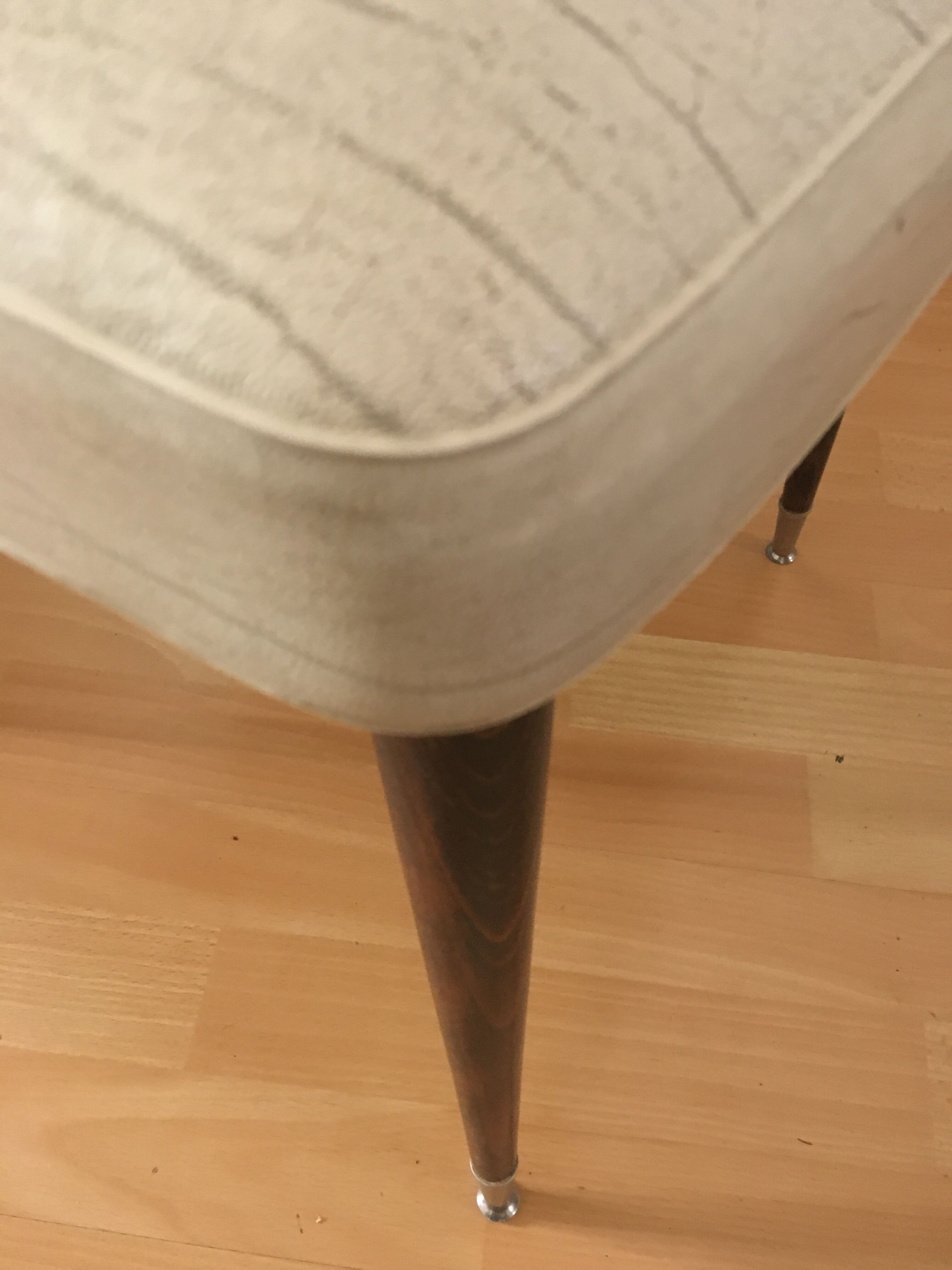 Vintage chair in skai