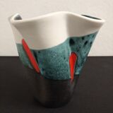 1950s earthenware vase by Elchinger