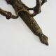 Magnificent Pair of Bronze Sconces with Louis XV Style Fire Pots. 1930s