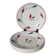 Set of 6 flat plates Givors model Perce-Neige 1950