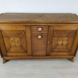 Brutalist art deco sideboard