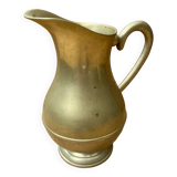 Antique Brass Pitcher Vintage Kitchen