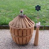 Dame-jeanne dans son emballage