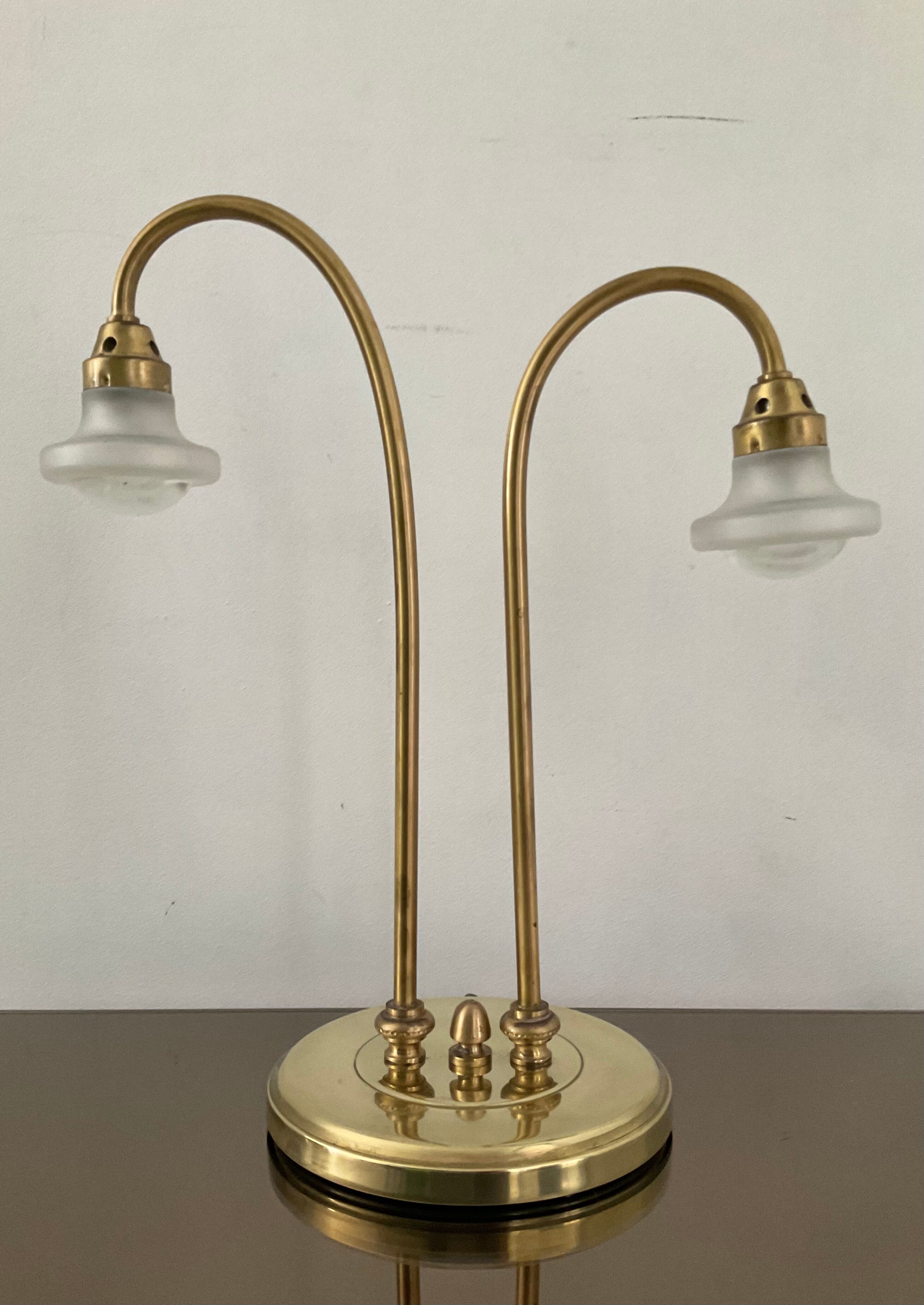 Vintage brass lamp from the 70s