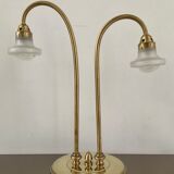 Vintage brass lamp from the 70s