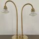 Vintage brass lamp from the 70s