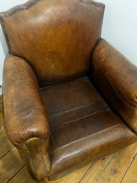 Pair of club chairs