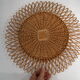 Vintage Sun Mirror in rattan 1960s - 44cm