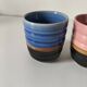 Ceramic cup trio