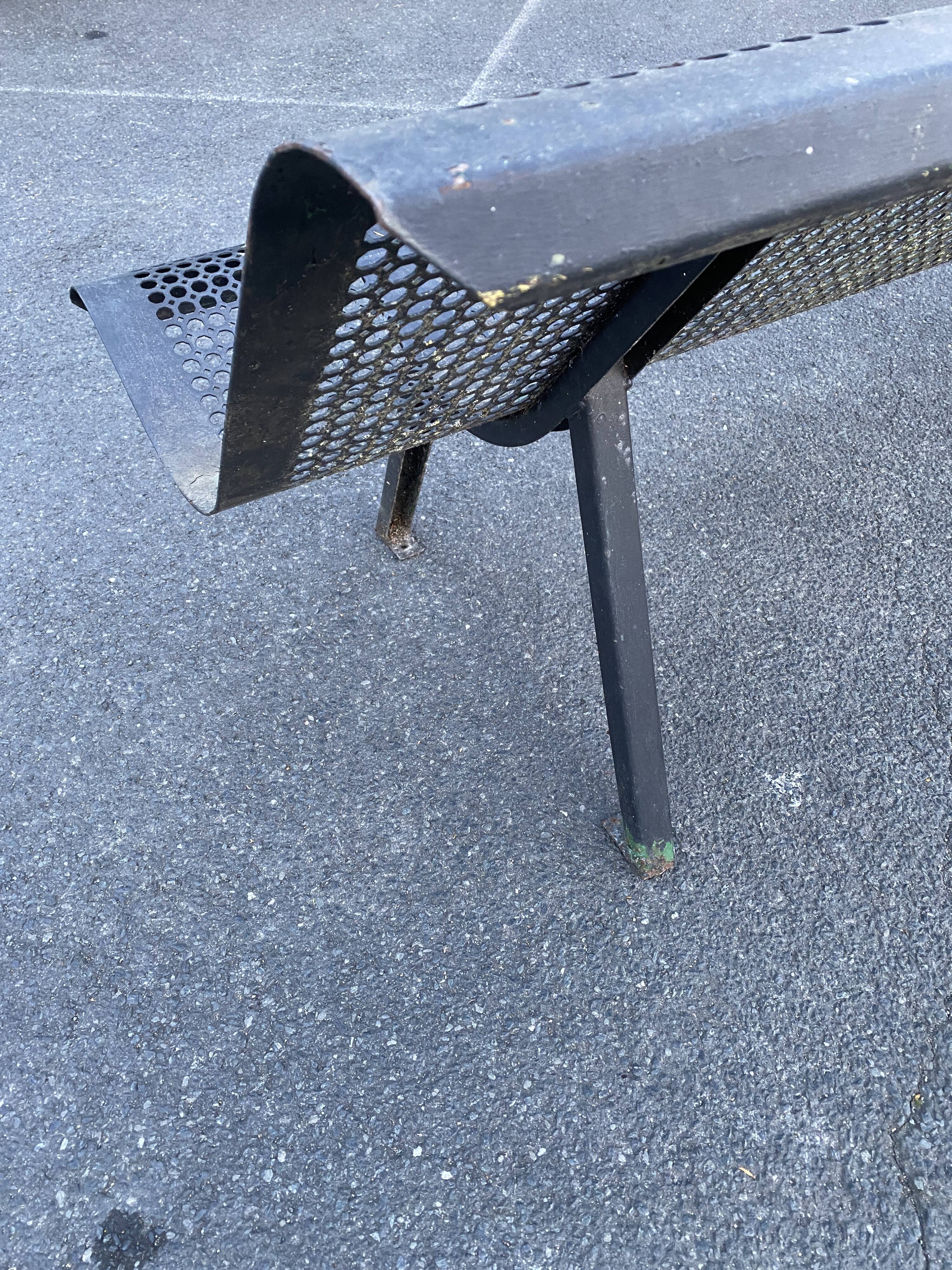 Public garden bench 1950