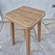 Tabouret ancien en bois massif
