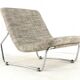 Armchair 'Hierden' - new upholstery - 70's design lounge chair