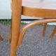 Lot de 6 chaises de bistrot bar en bois