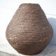 Old basket, straw and bramble bud