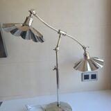 Vintage articulable chrome lamp