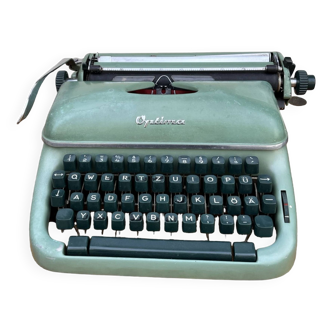 Green Optima Elite 3 typewriter, Germany, 1958.