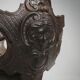 Cast Iron planter decorated with masks and lion paws, France 1850s